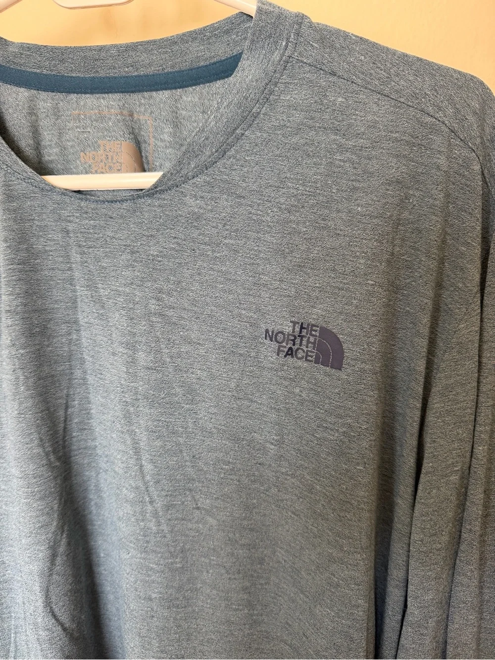 The North Face Men's Long Sleeve Crew Tee - Slate Blue